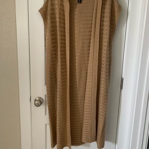 Sleeveless cardigan